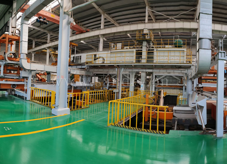 年产2000-3000T树脂砂生产线